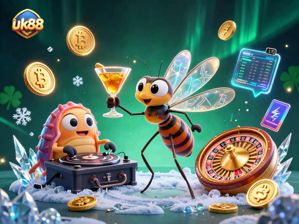 Experience thrilling gameplay at uk88 with vibrant casino symbols and character interactions.