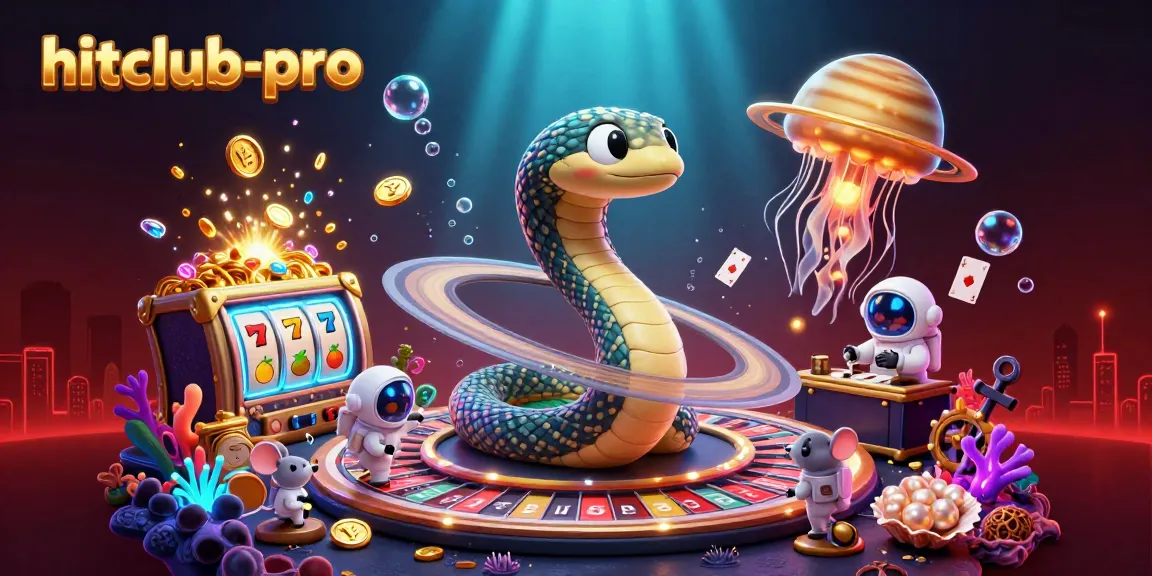 Engage with hitclub-pro as astronaut mice bet on a glowing roulette wheel amidst a cosmic casino scene.