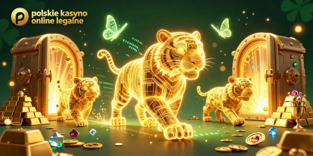 Experience the allure of polskie kasyno online legalne with a dazzling digital landscape bursting with energy and treasures.