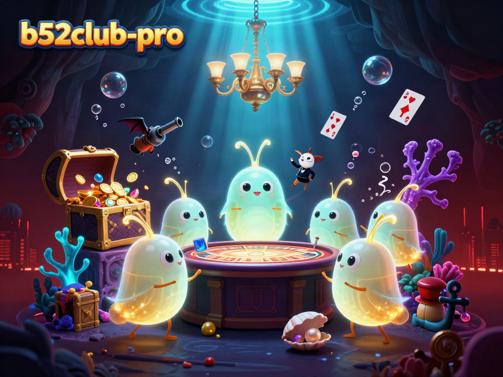 Experience thrilling gaming in the b52club-pro cave casino illuminated by bioluminescent glowworms.