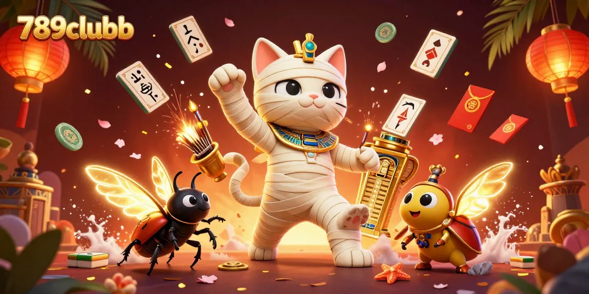 Engage in thrilling gaming adventures at 789clubb with a vibrant 3D casino scene.
