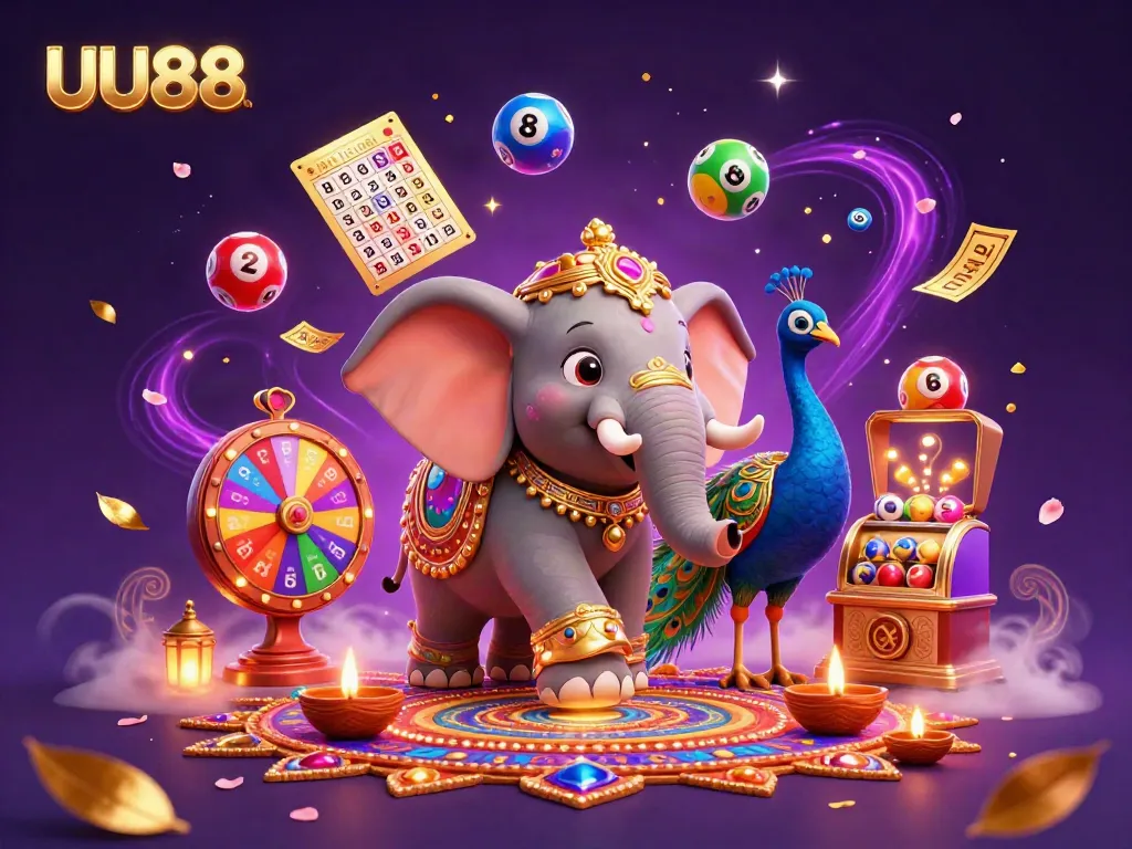 Craft an amazing experience with UU88's vibrant lottery elements and festive atmosphere.