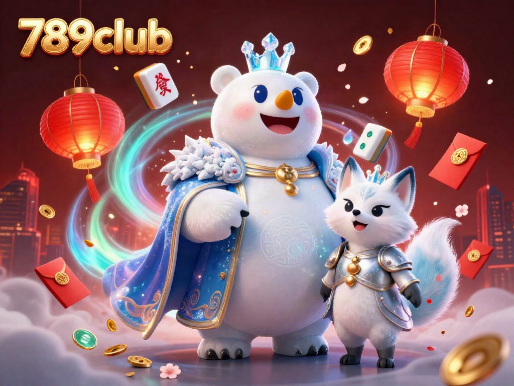 Experience the dynamic allure of 789club with animated gaming elements amidst a fantasy backdrop.