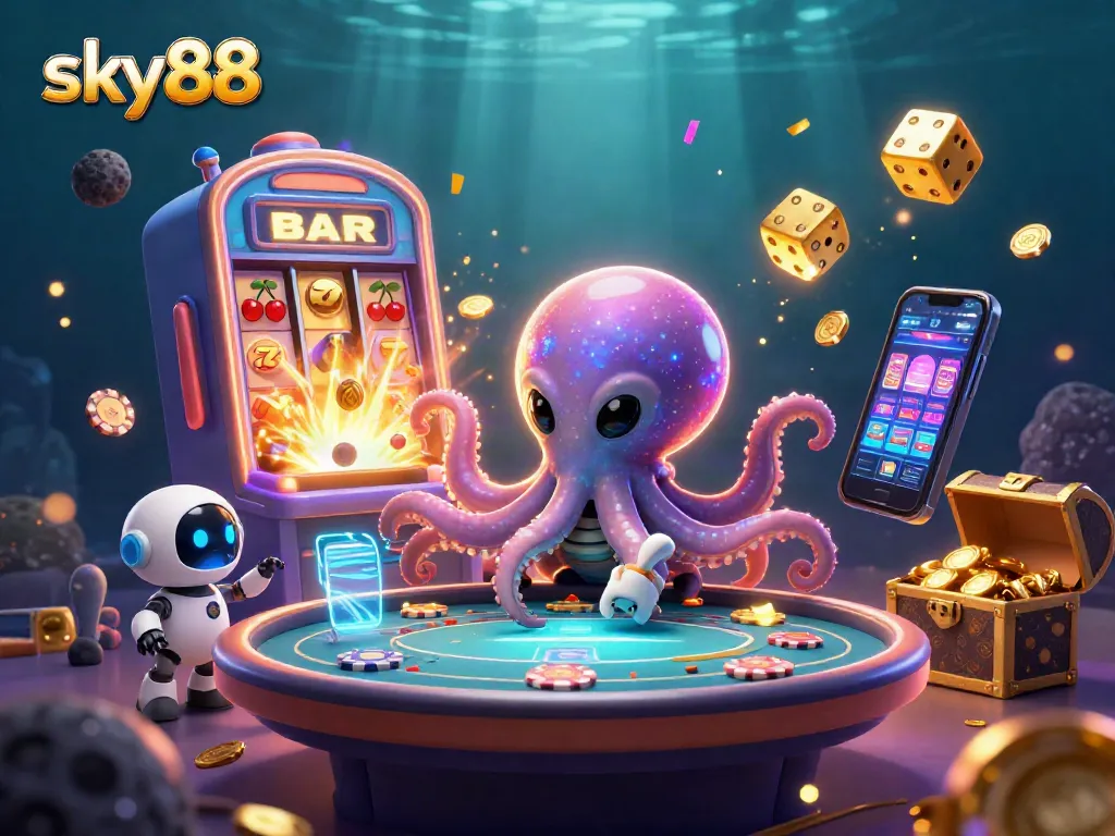 Engage with sky88's thrilling casino experience via a vibrant, dynamic poker scene.