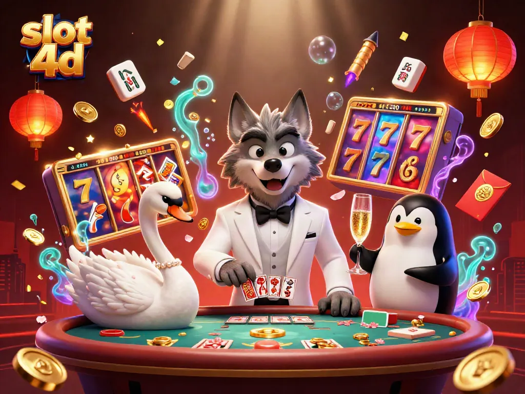 Mainkan slot 4d dengan grafik mengagumkan di kasino 3D, menampilkan karakter hewan yang stylish.