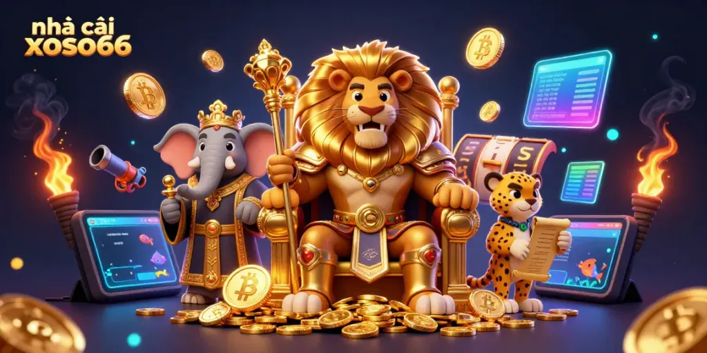 Engage with thrilling moments at nhà cái xoso66, where players conquer slot jackpots amidst vibrant 3D creatures.